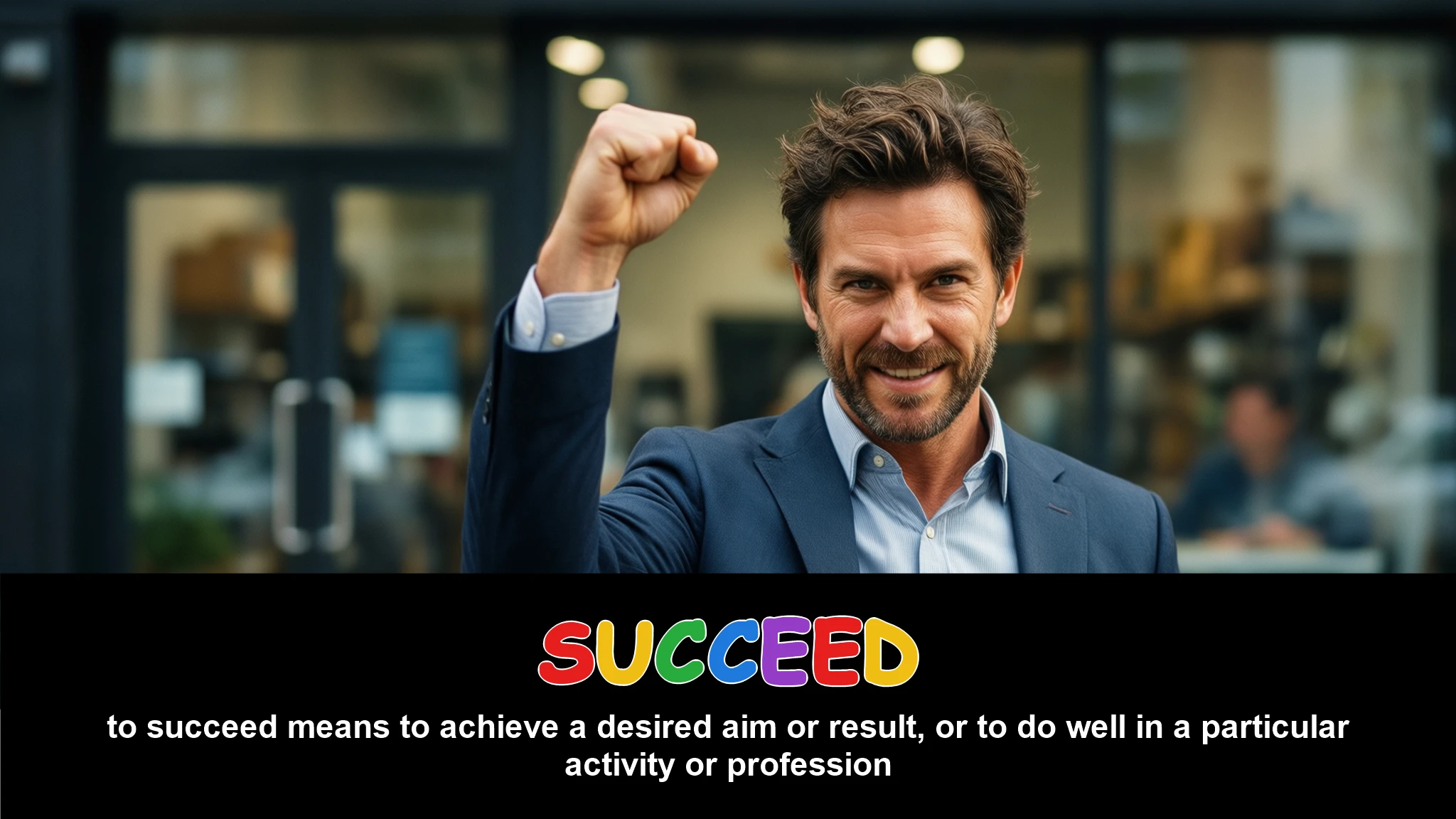 English Illustration for succeed